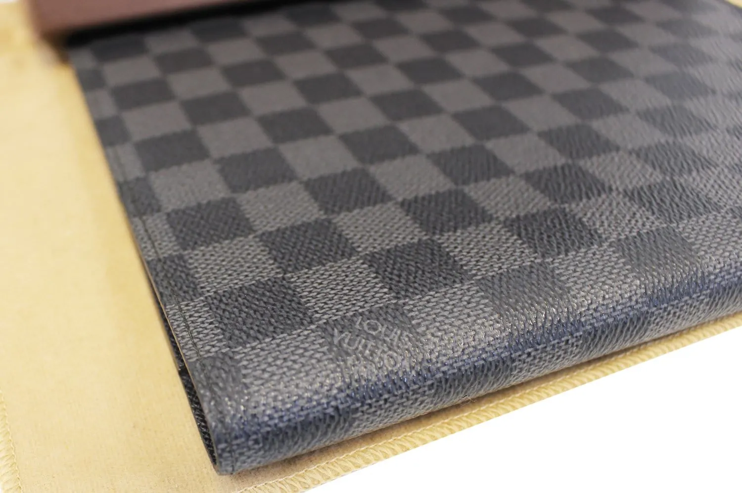 LOUIS VUITTON Damier Graphite Agenda Bureau Note Cover