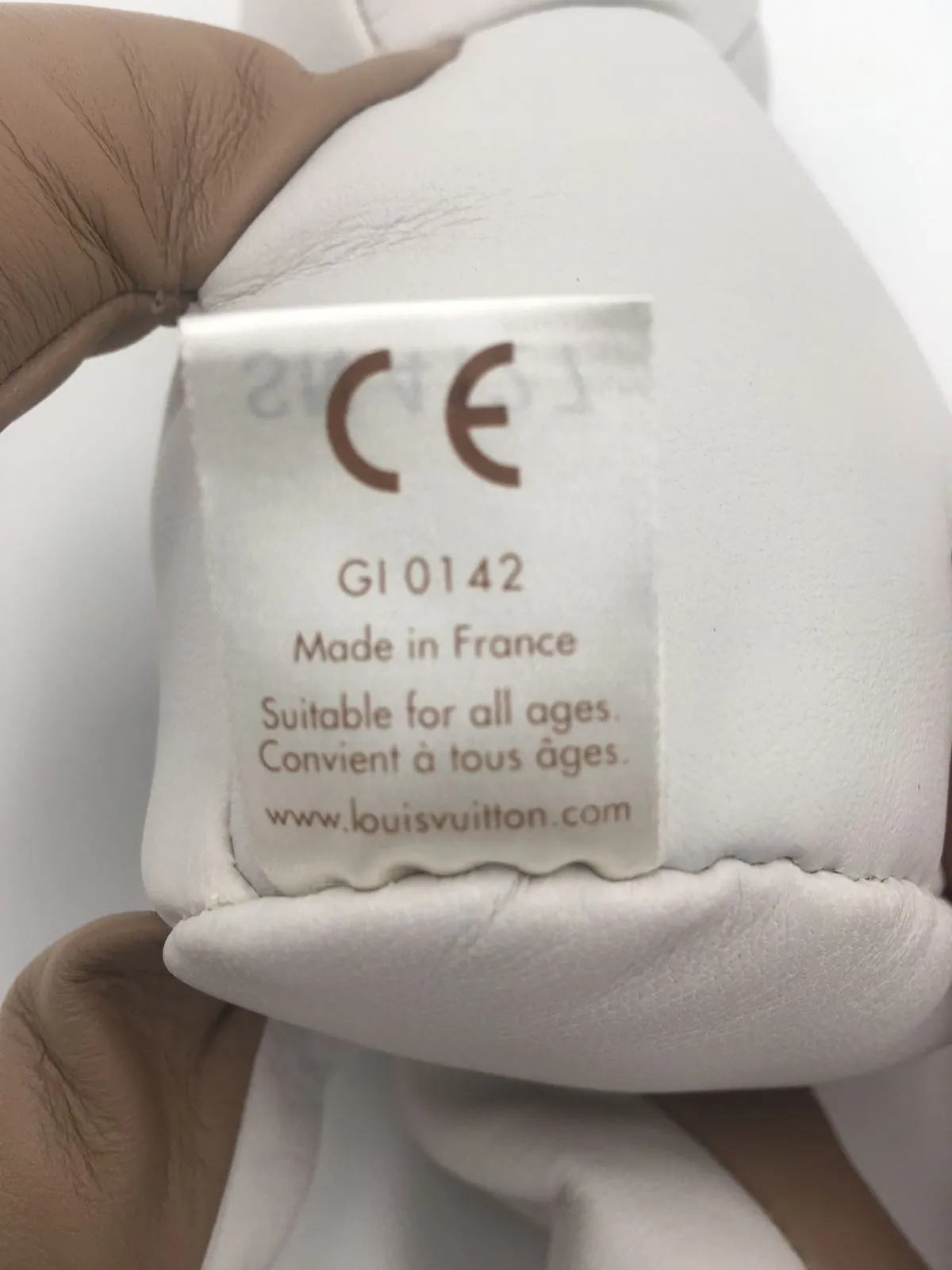 Louis Vuitton Doudou Teddy Bear White GI0142