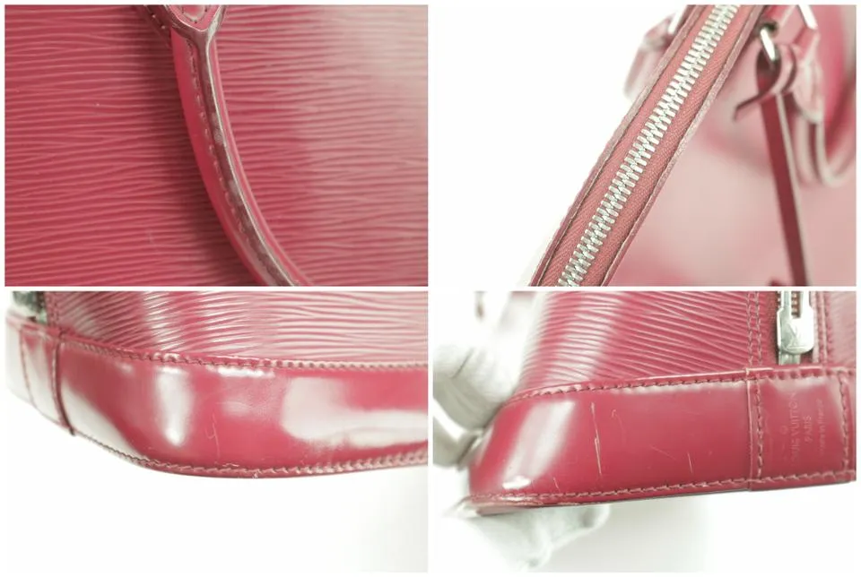 Louis Vuitton Fuschia Epi Leather Alma GM 7LV92