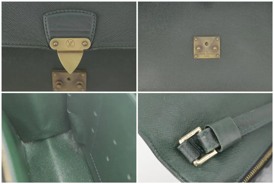Louis Vuitton Green Taiga Pochette Belaia 8LK1129