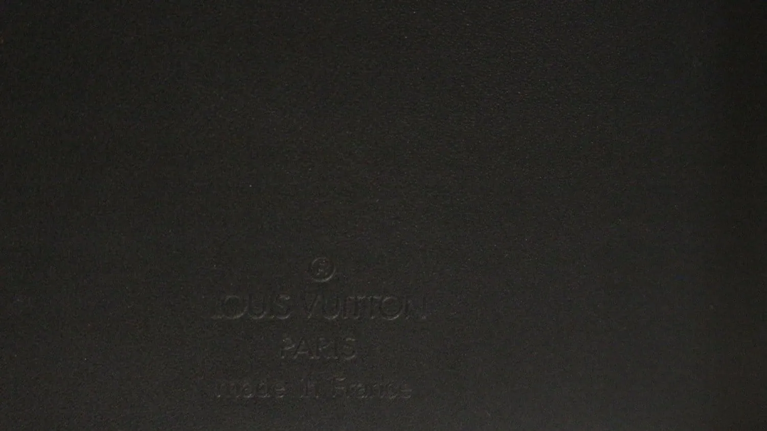 LOUIS VUITTON Mat Agenda MM Day Planner Cover Black