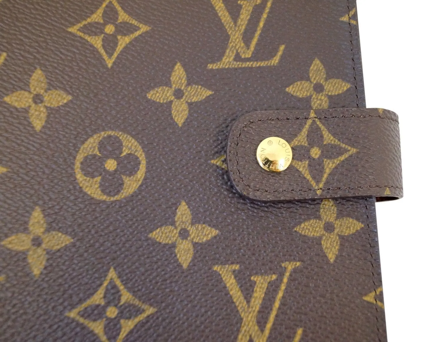 LOUIS VUITTON Monogram Agenda MM Day Planner Cover