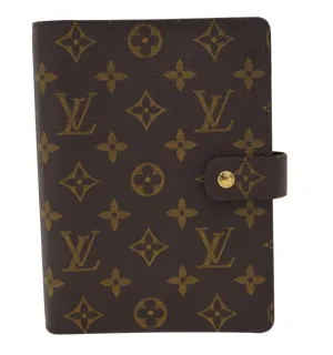 LOUIS VUITTON Monogram Agenda MM Day Planner Cover