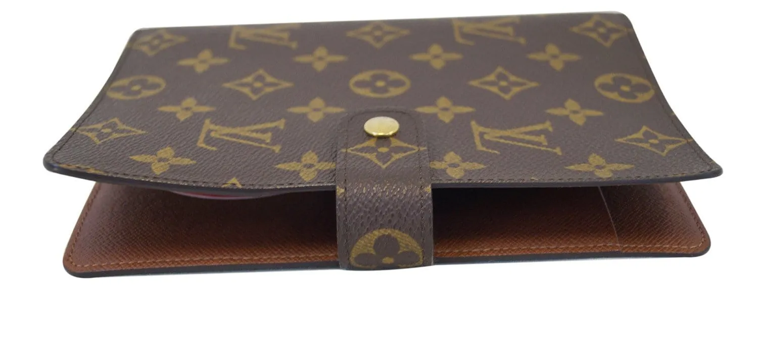 LOUIS VUITTON Monogram Agenda MM Day Planner Cover