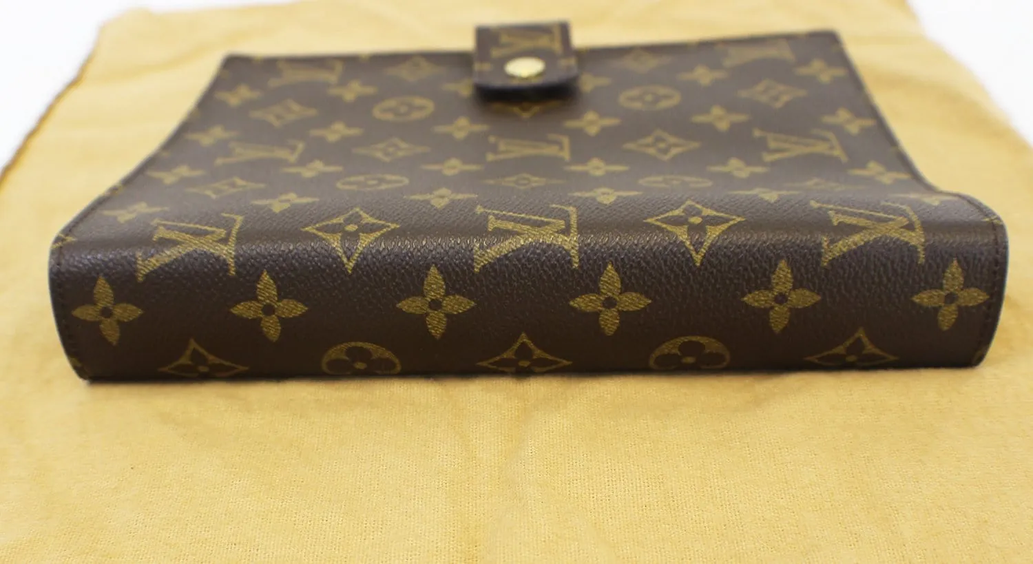 LOUIS VUITTON Monogram Brown Agenda GM Planner Cover