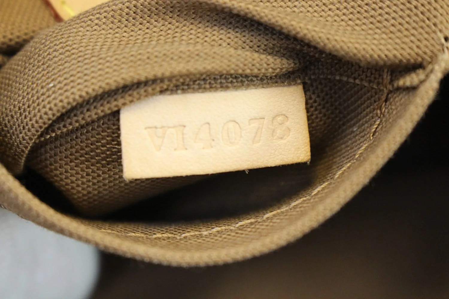 LOUIS VUITTON Monogram Brown Odeon MM Shoulder Bag