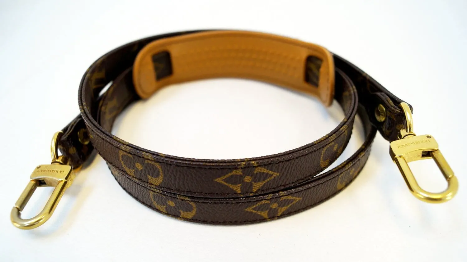 LOUIS VUITTON Monogram Brown Shoulder Strap For Metis and Similar
