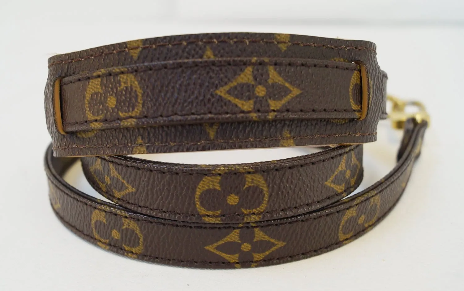 LOUIS VUITTON Monogram Brown Shoulder Strap For Metis and Similar