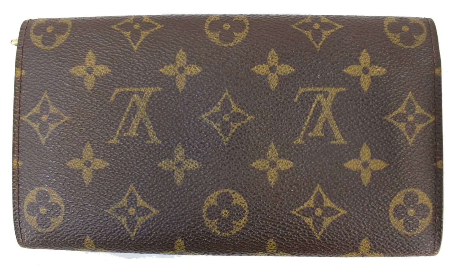 LOUIS VUITTON Monogram Canvas Brown Sarah Wallet