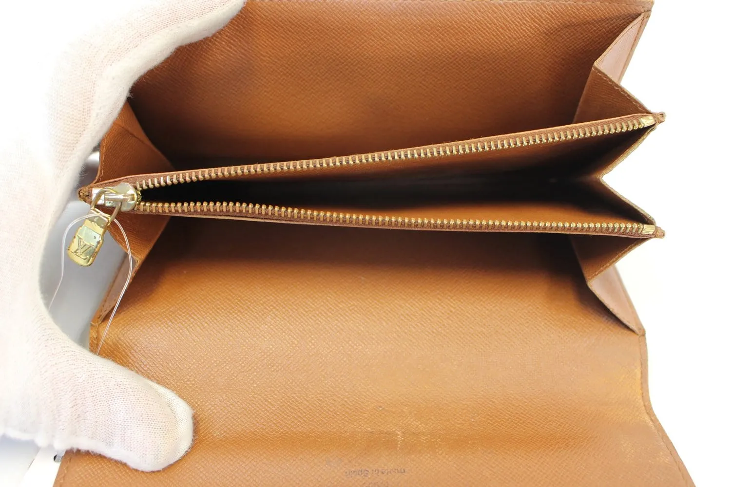 LOUIS VUITTON Monogram Canvas Brown Sarah Wallet