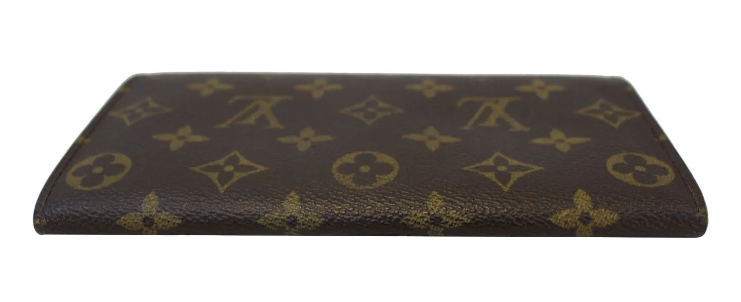 LOUIS VUITTON Monogram Canvas Brown Sarah Wallet