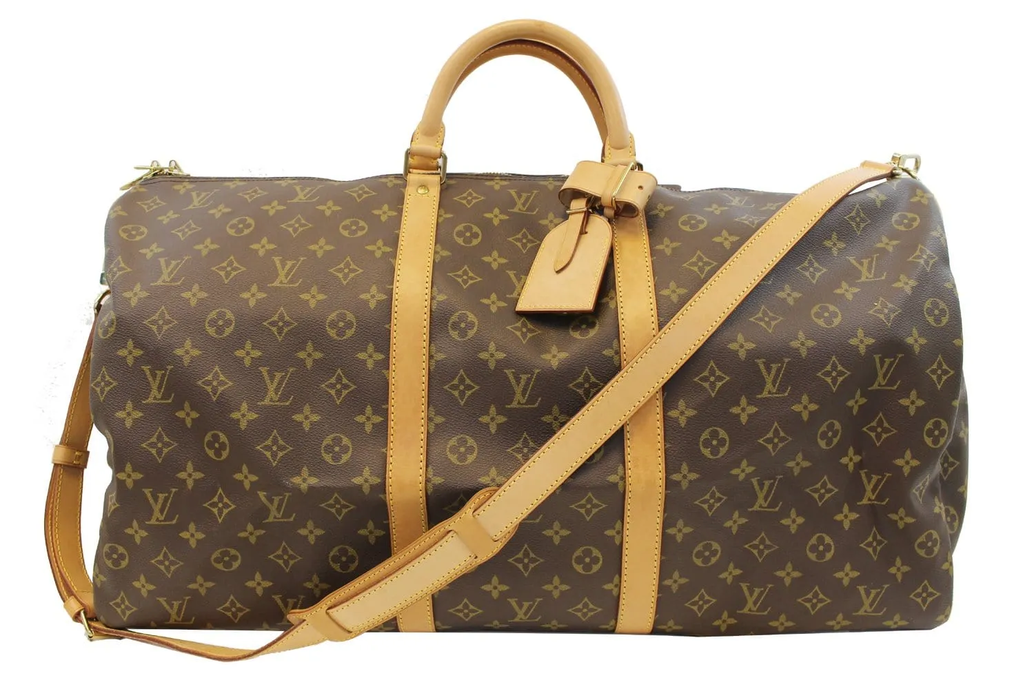 LOUIS VUITTON Monogram Canvas Keepall Bandouliere 60 Bag