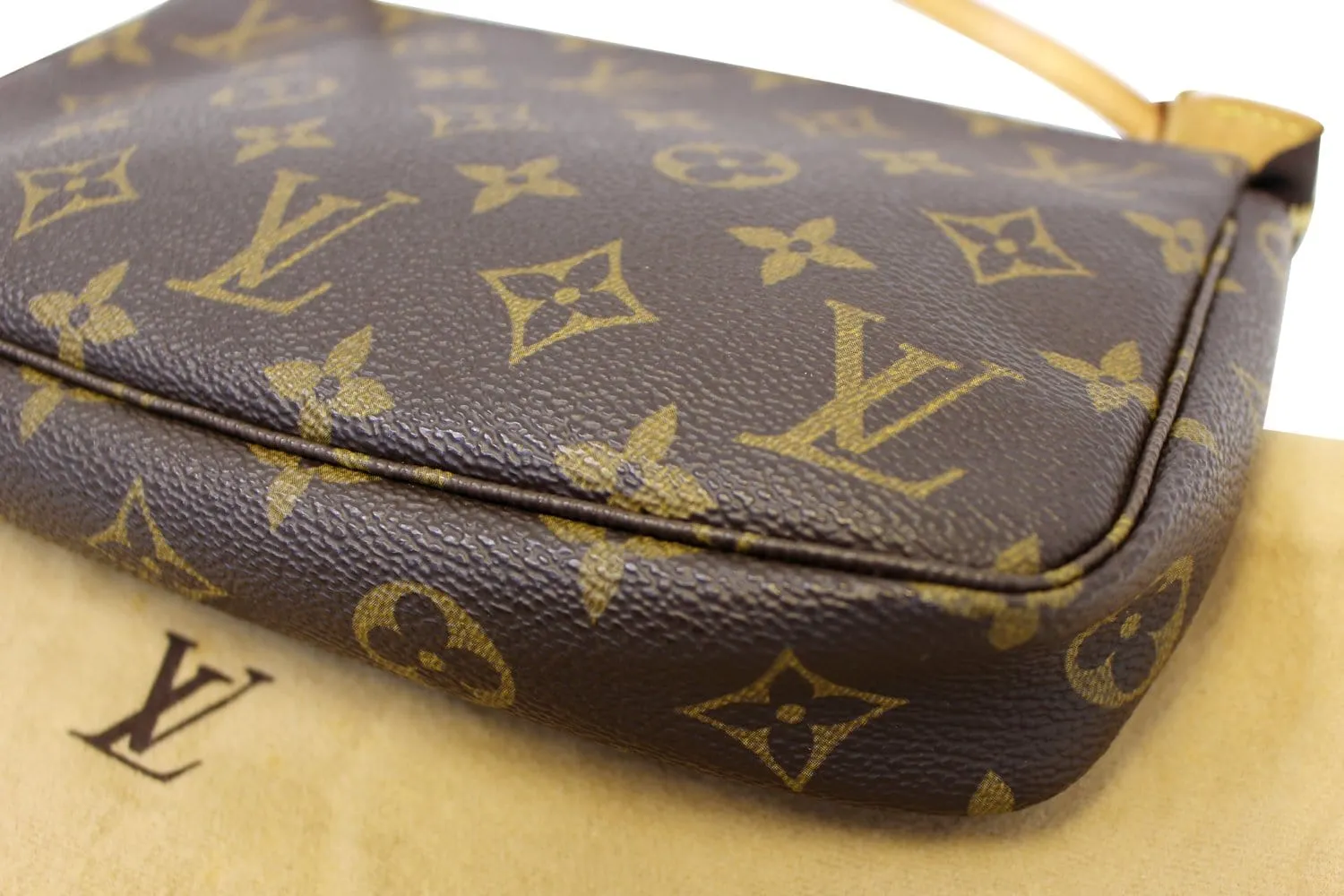 LOUIS VUITTON Monogram Canvas Pochette Accessoires Pouch Bag