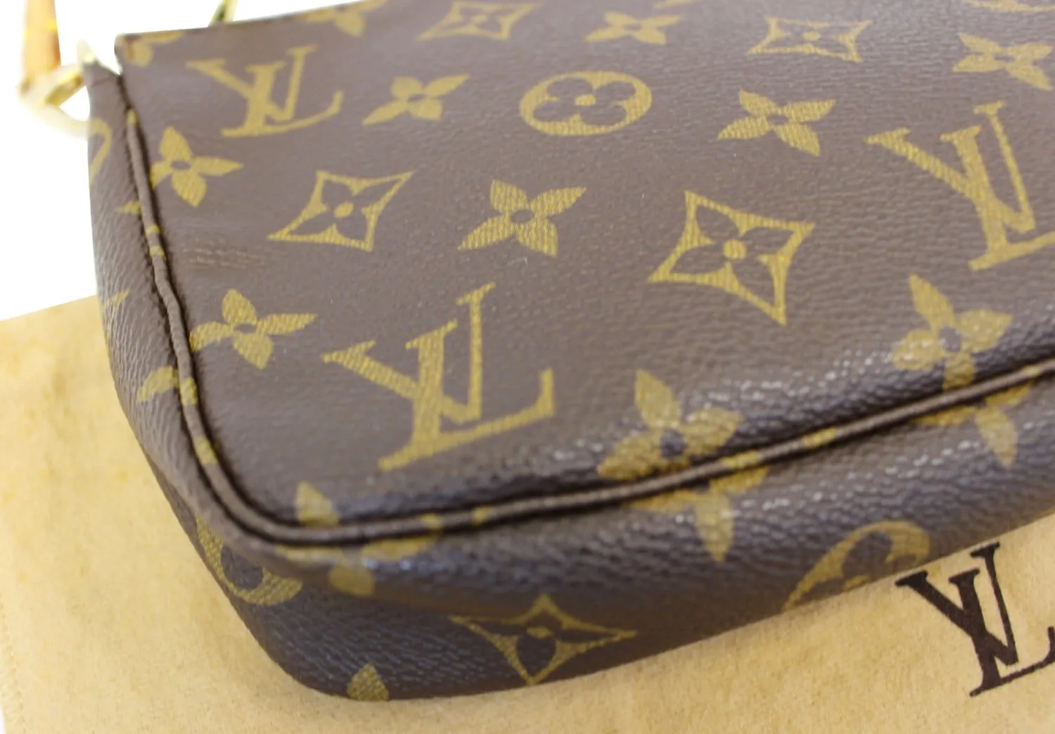 LOUIS VUITTON Monogram Canvas Pochette Accessoires Pouch Bag
