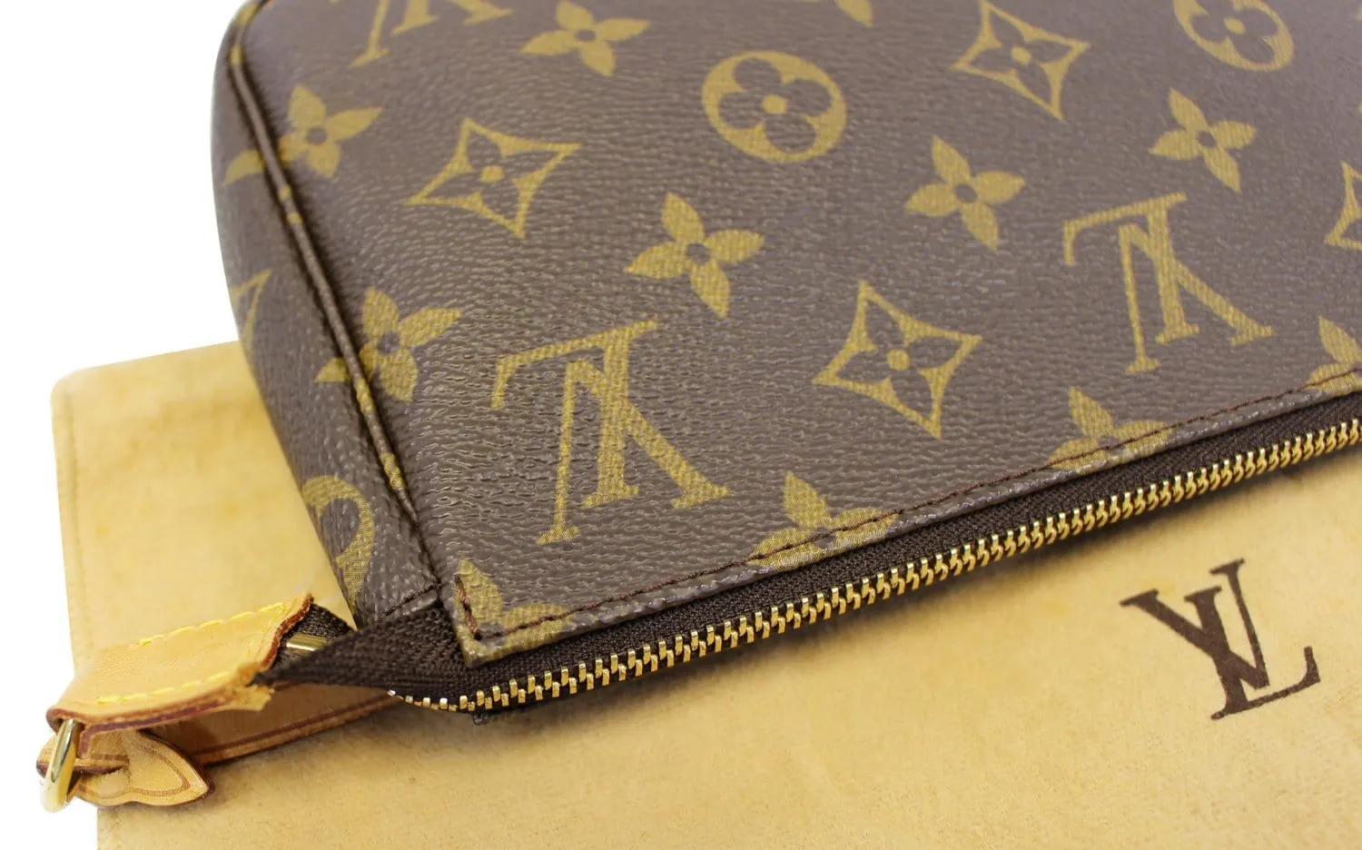 LOUIS VUITTON Monogram Canvas Pochette Accessoires Pouch Bag