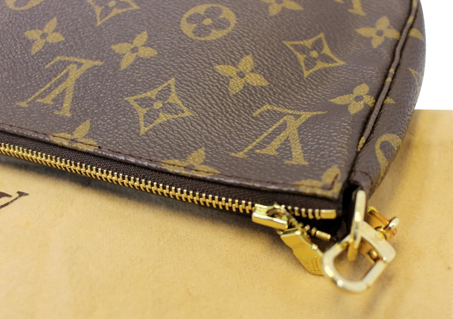 LOUIS VUITTON Monogram Canvas Pochette Accessoires Pouch Bag