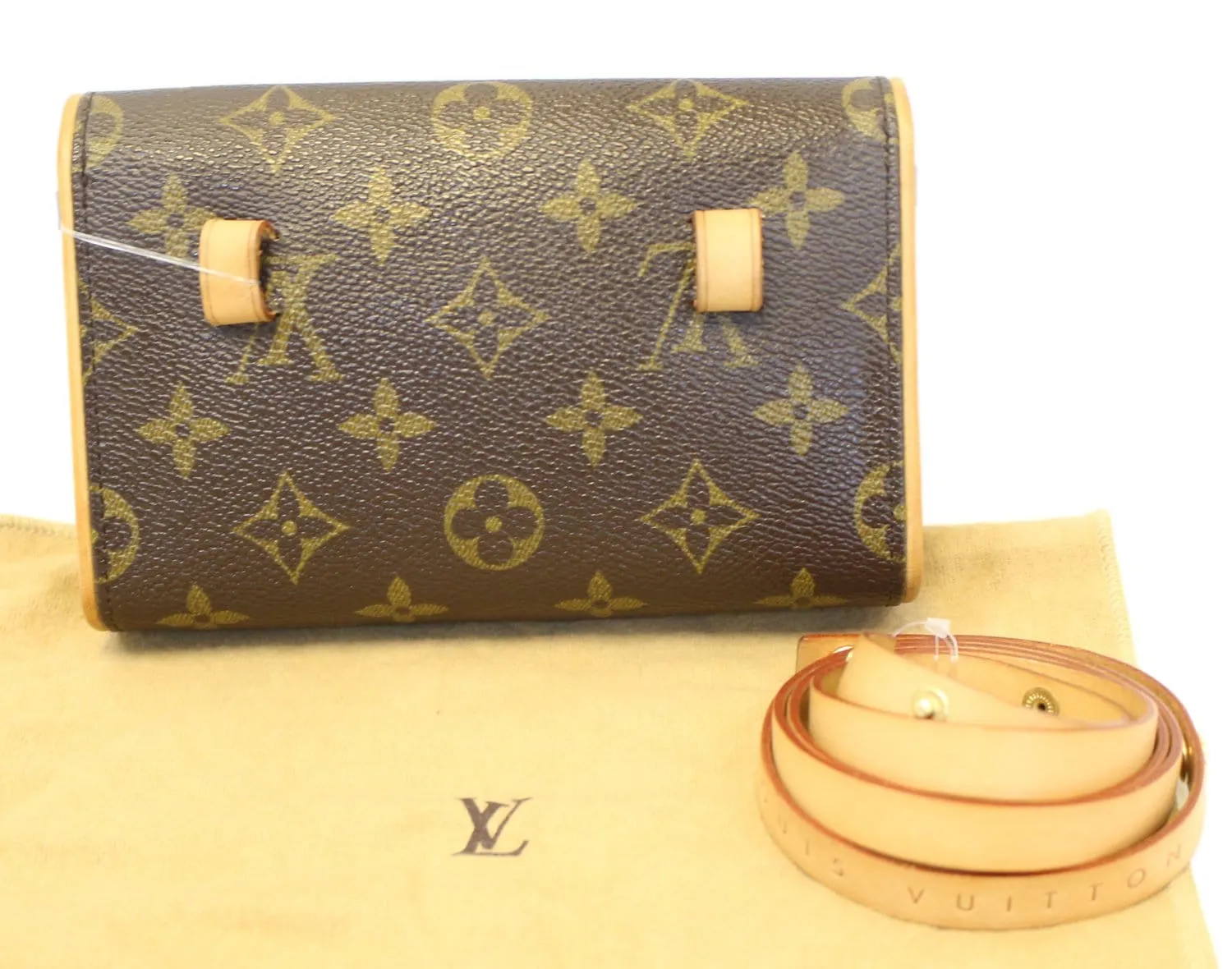 LOUIS VUITTON Monogram Canvas Pochette Florentine Bag