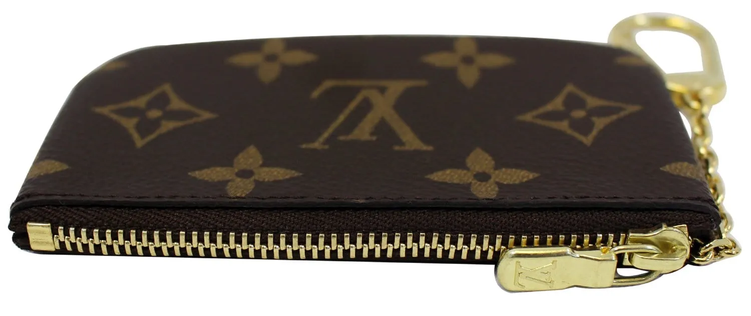 LOUIS VUITTON Monogram Canvas Pochette Key Cles Coin Case