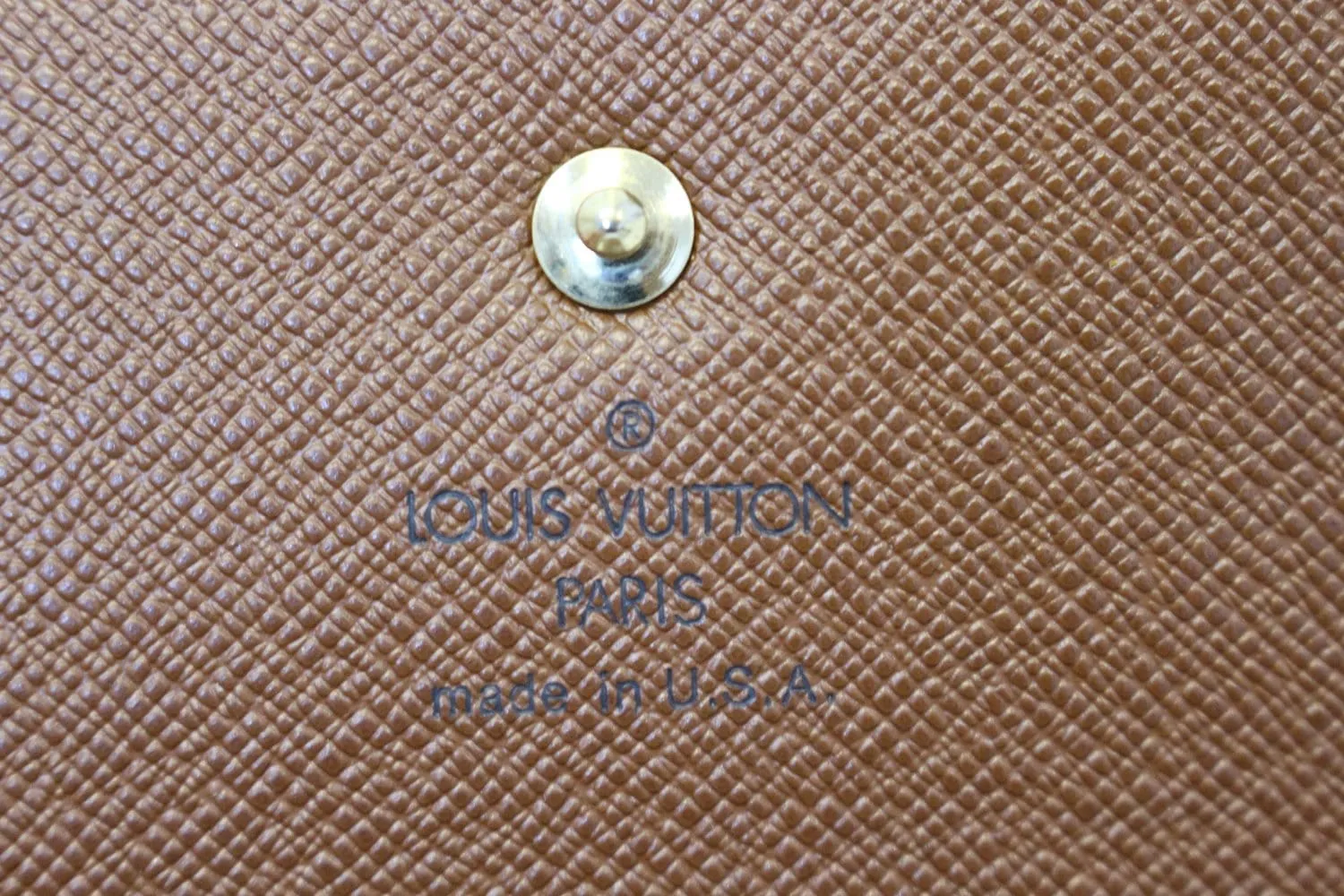 LOUIS VUITTON Monogram Canvas Porte Tresor International Long Wallet