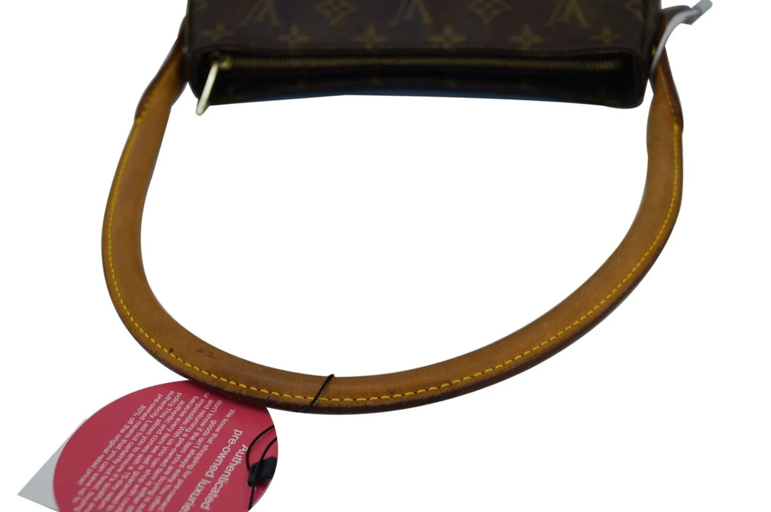 LOUIS VUITTON Monogram Looping MM Brown Shoulder Bag