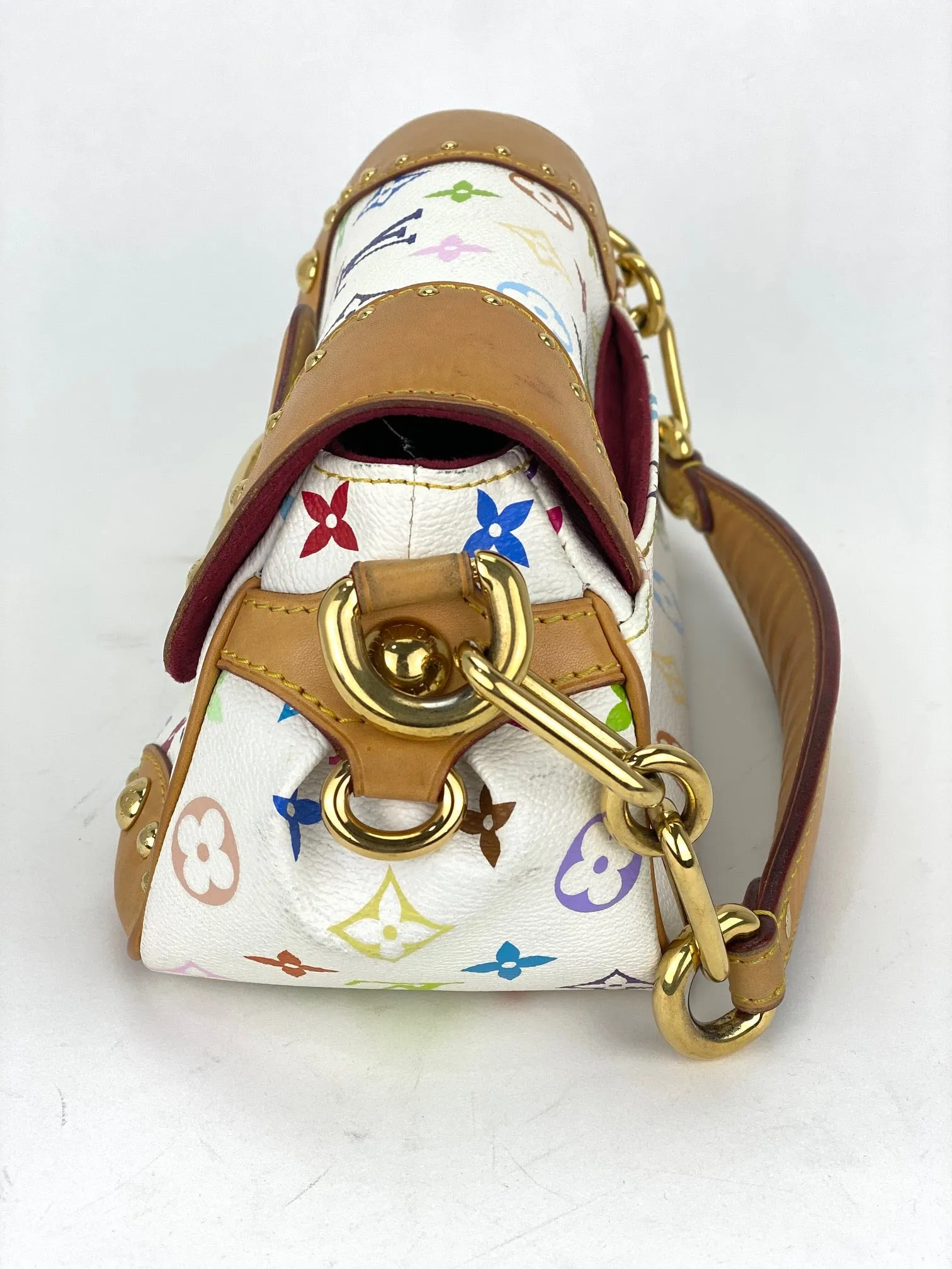 LOUIS VUITTON Monogram Multicolor Marilyn White Hand Shoulder Bag