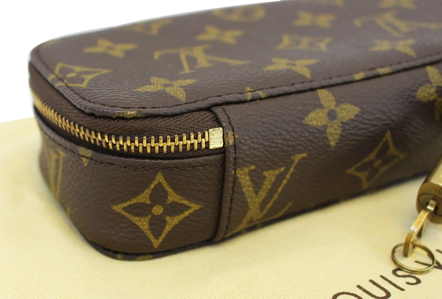 LOUIS VUITTON Monogram Poche Monte Carlo Jewelry Case