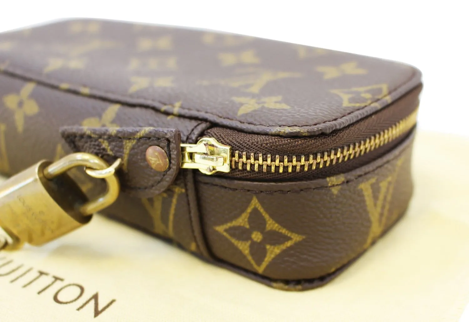 LOUIS VUITTON Monogram Poche Monte Carlo Jewelry Case