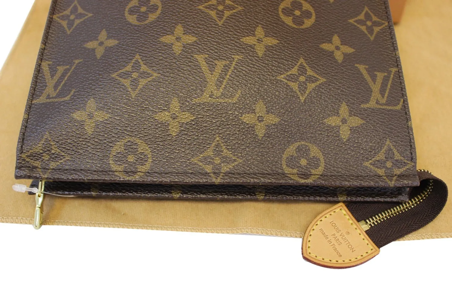 LOUIS VUITTON Monogram Poche Toilette 19 Cosmetics Pouch