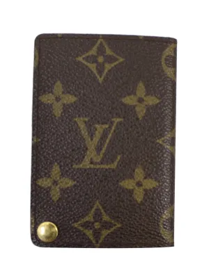 LOUIS VUITTON Monogram Porte Cartes Credit Card Case