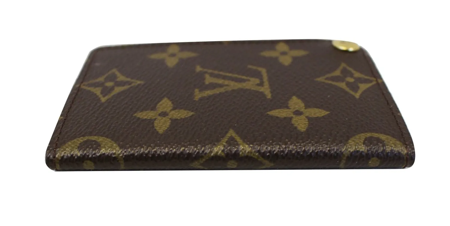 LOUIS VUITTON Monogram Porte Cartes Credit Card Case