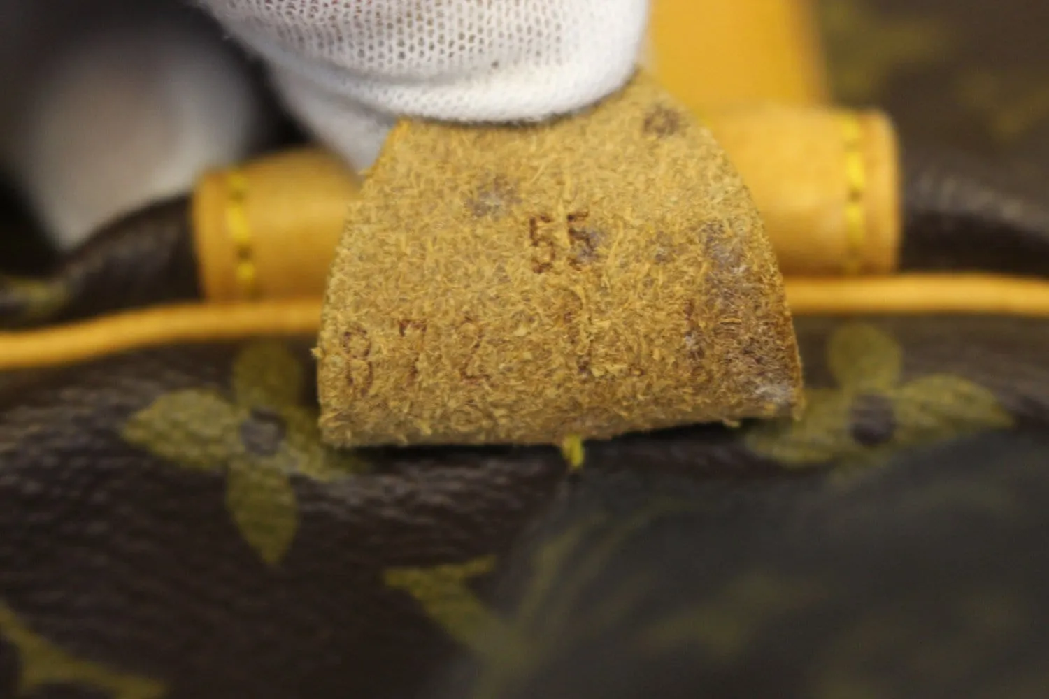 LOUIS VUITTON Monogram Sac Souple 55 Boston Bag