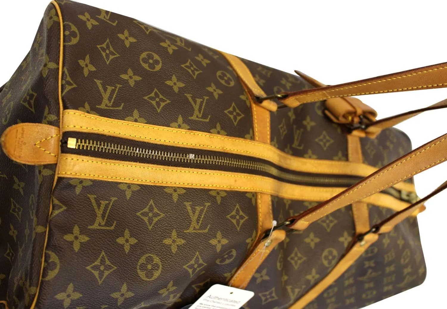 LOUIS VUITTON Monogram Sac Souple 55 Boston Bag