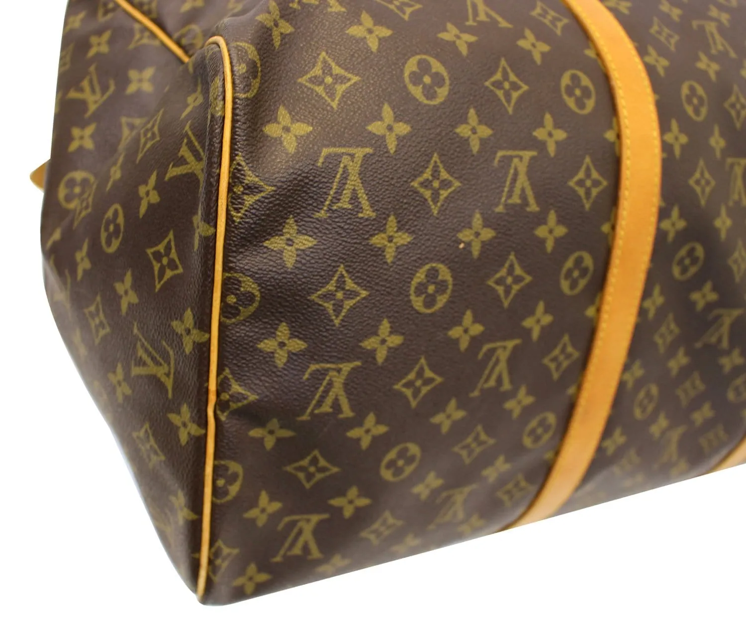 LOUIS VUITTON Monogram Sac Souple 55 Boston Bag