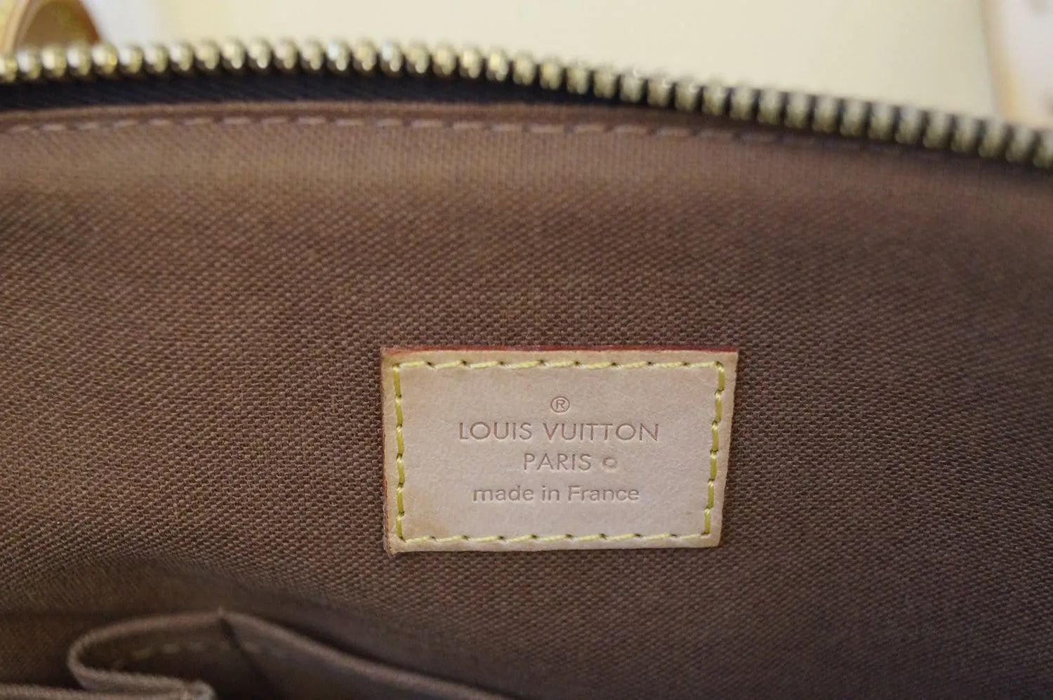 LOUIS VUITTON Monogram Tivoli GM Brown Tote Shoulder Bag