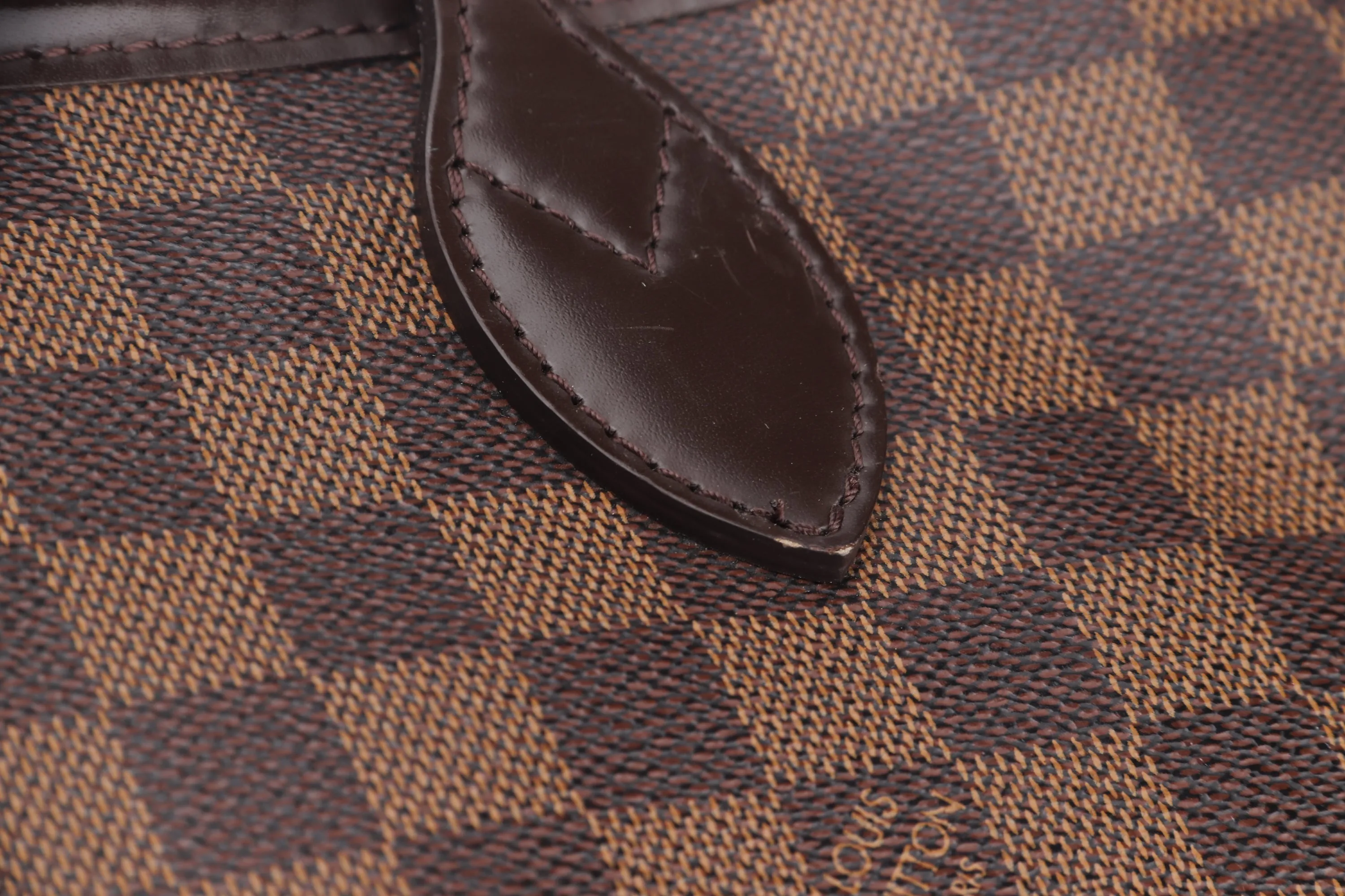 LOUIS VUITTON N41357 NEVERFULL (FL3171) GM SIZE DAMIER EBÈNE CANVAS GOLD HARDWARE, NO DUST COVER