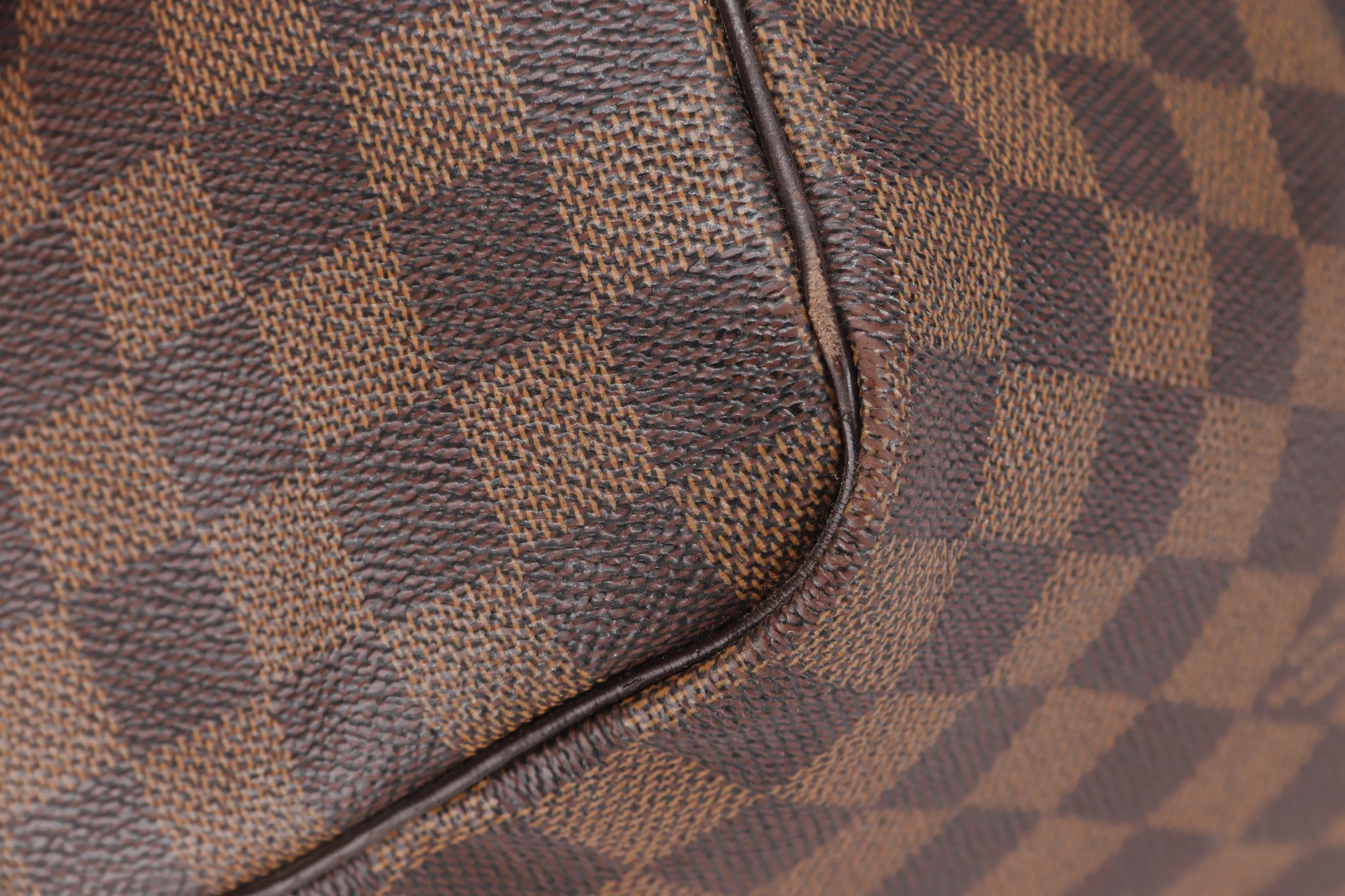 LOUIS VUITTON N41523 SPEEDY 35 (DU3141) DAMIER EBENE, WITH KEYS & LOCK, NO DUST COVER