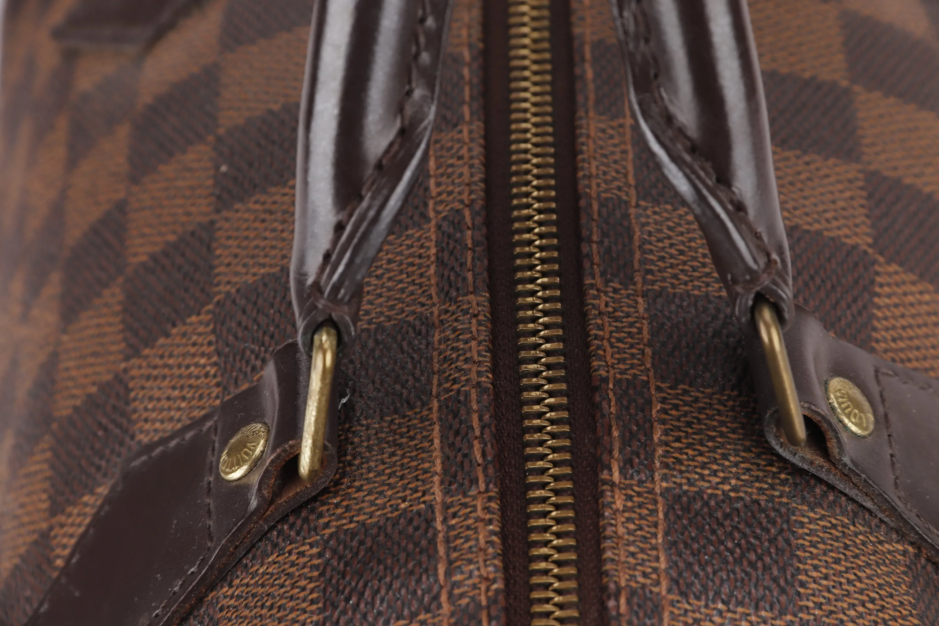 LOUIS VUITTON N41523 SPEEDY 35 (DU3141) DAMIER EBENE, WITH KEYS & LOCK, NO DUST COVER