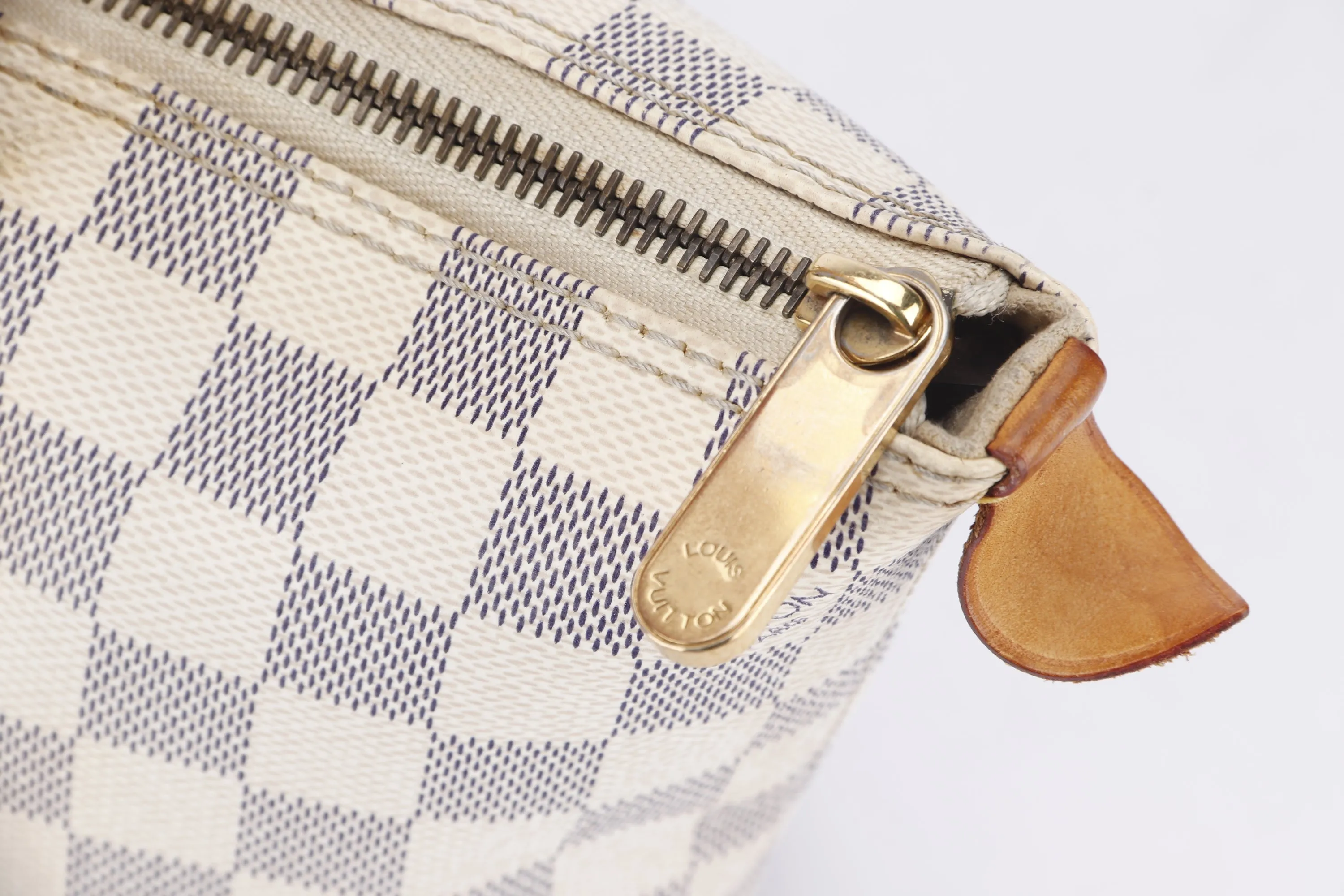 LOUIS VUITTON N51186 SALEYA (VI4027) PM SIZE DAMIER AZUR CANVAS, NO DUST COVER