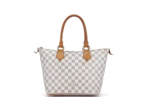 LOUIS VUITTON N51186 SALEYA (VI4027) PM SIZE DAMIER AZUR CANVAS, NO DUST COVER