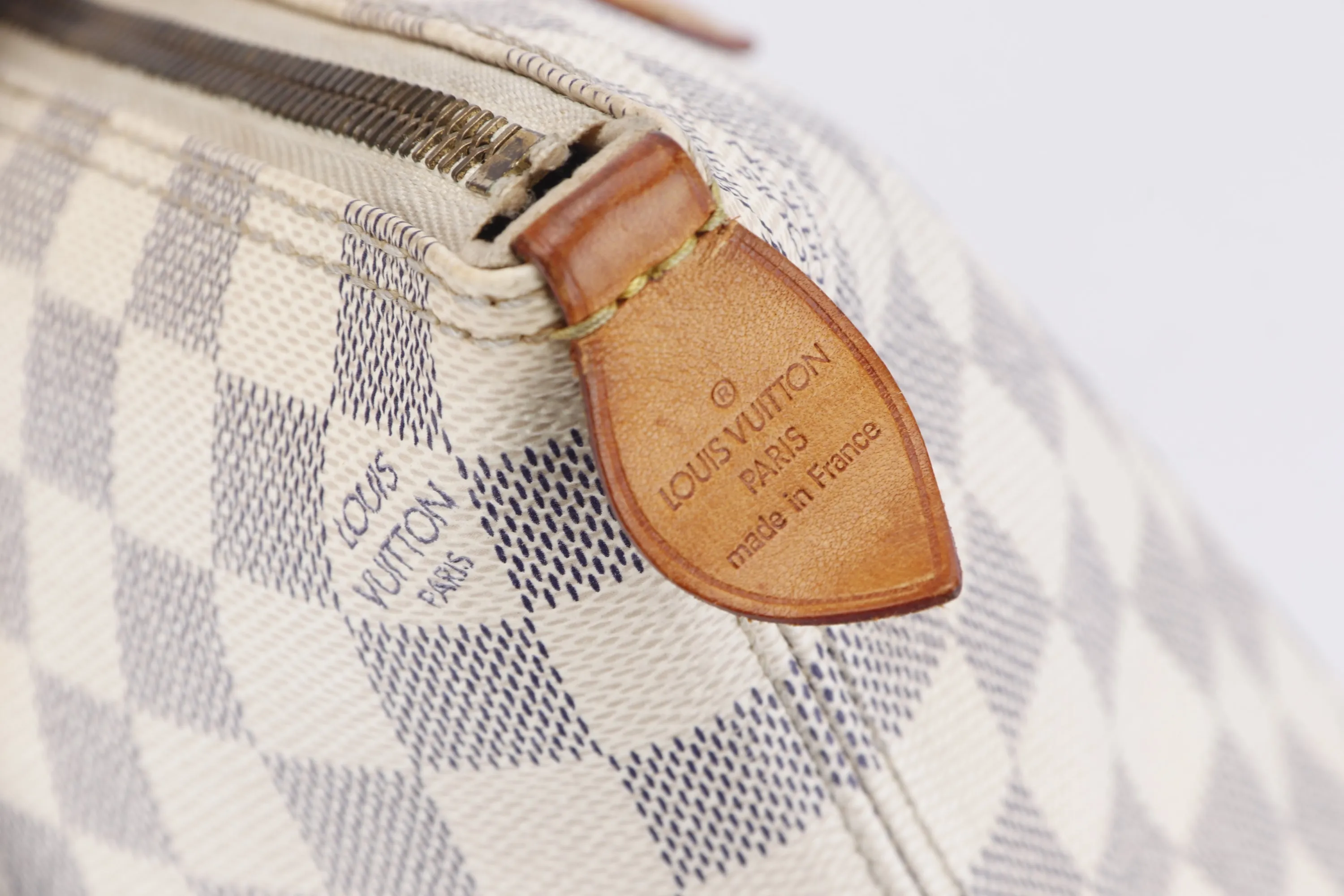 LOUIS VUITTON N51186 SALEYA (VI4027) PM SIZE DAMIER AZUR CANVAS, NO DUST COVER