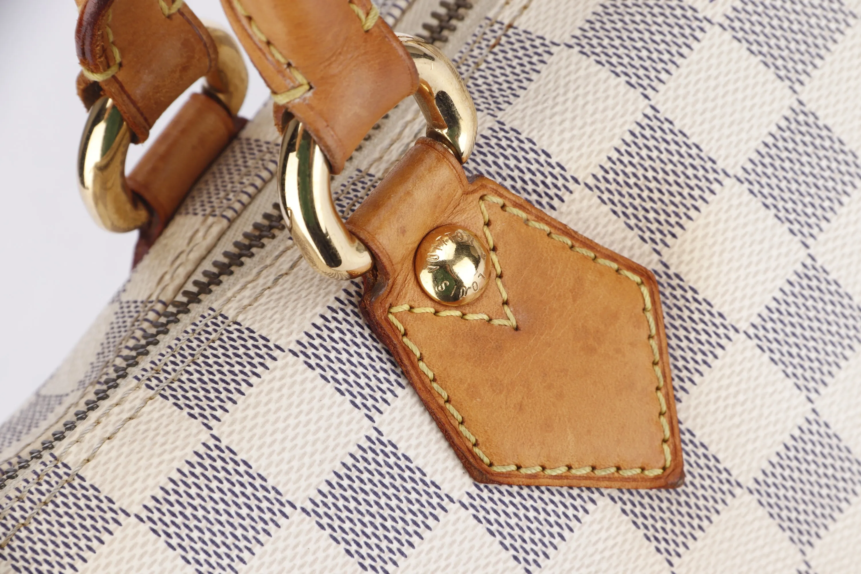 LOUIS VUITTON N51186 SALEYA (VI4027) PM SIZE DAMIER AZUR CANVAS, NO DUST COVER
