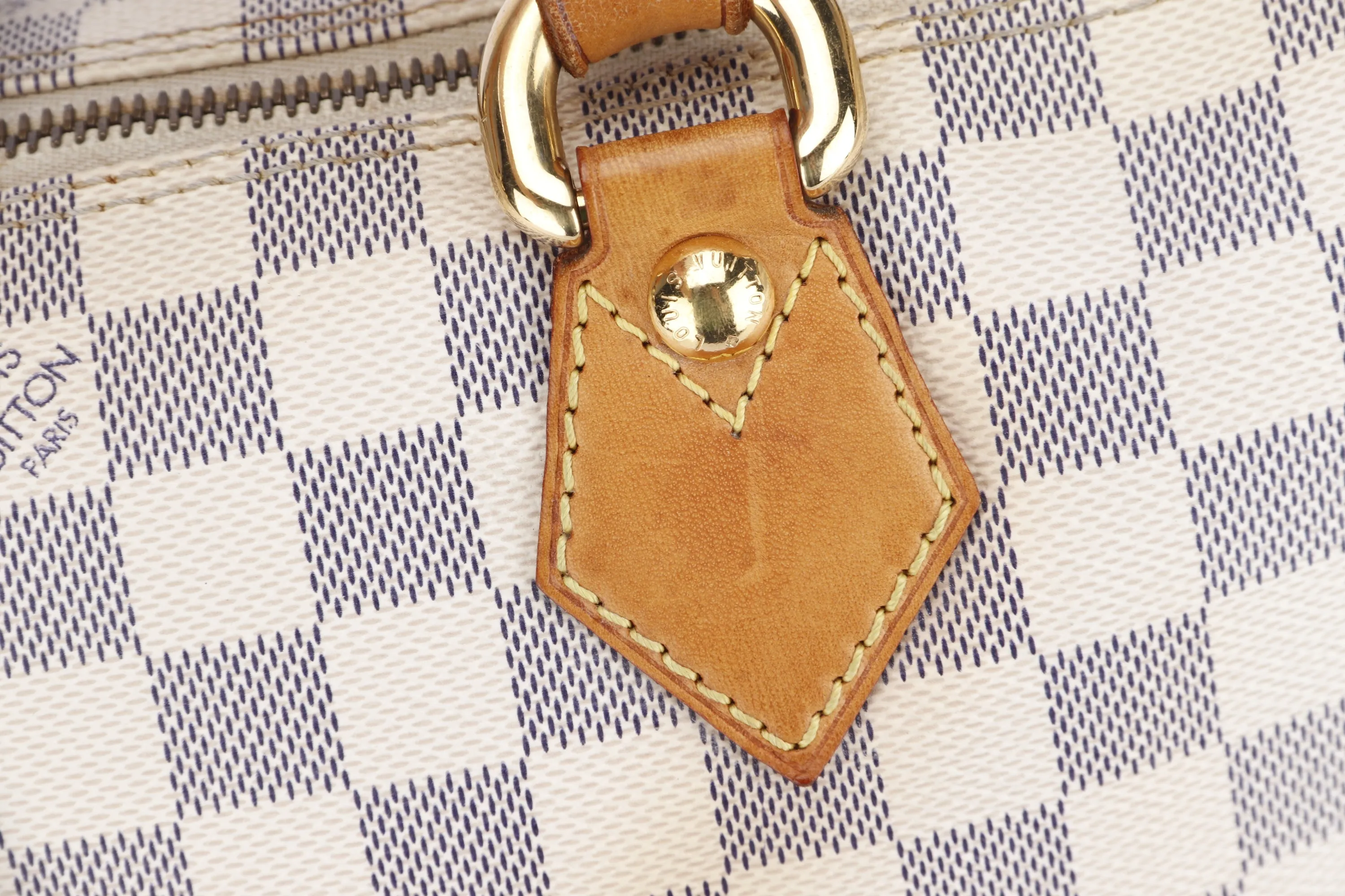 LOUIS VUITTON N51186 SALEYA (VI4027) PM SIZE DAMIER AZUR CANVAS, NO DUST COVER