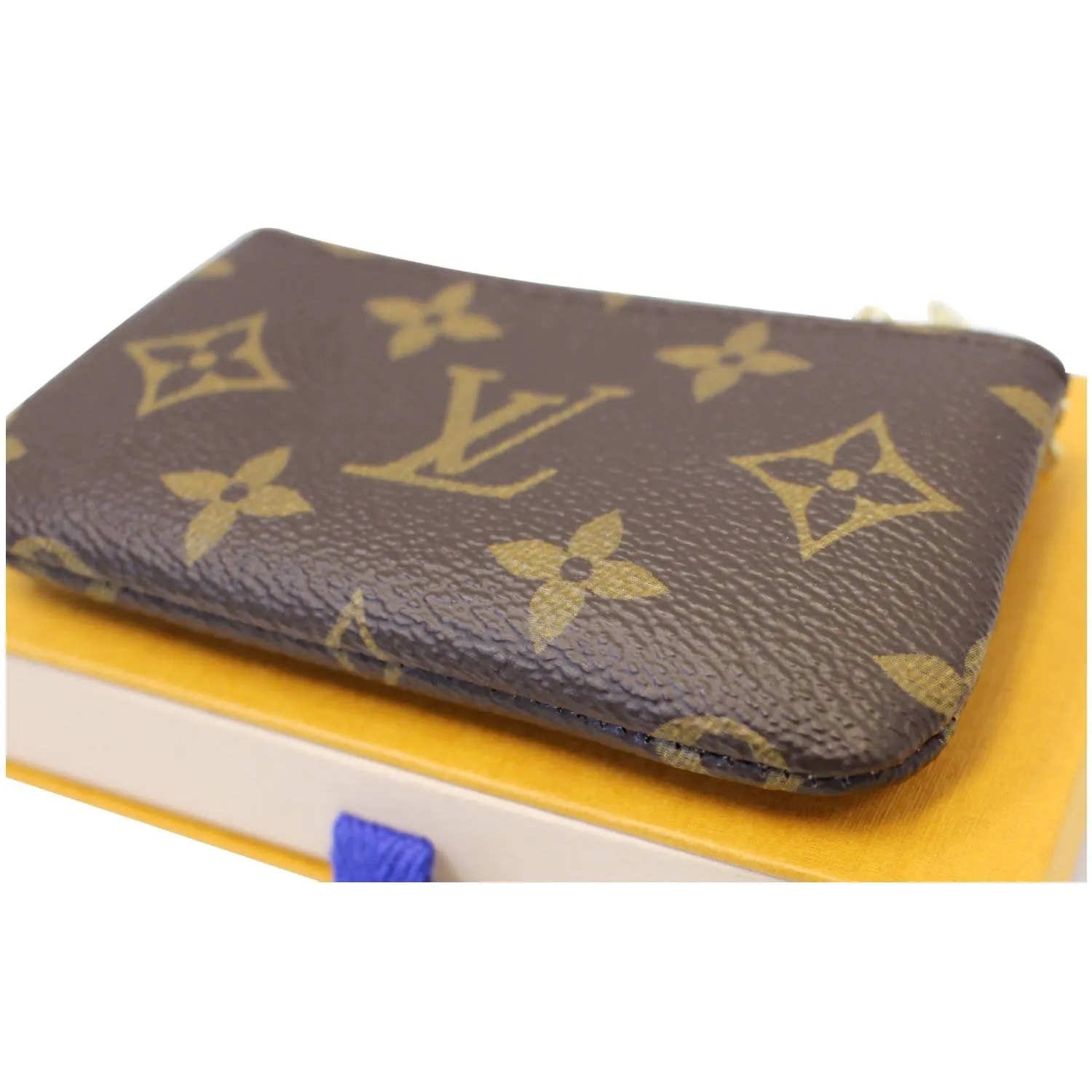 LOUIS VUITTON Pochette Key Cles Monogram Canvas Coin Case