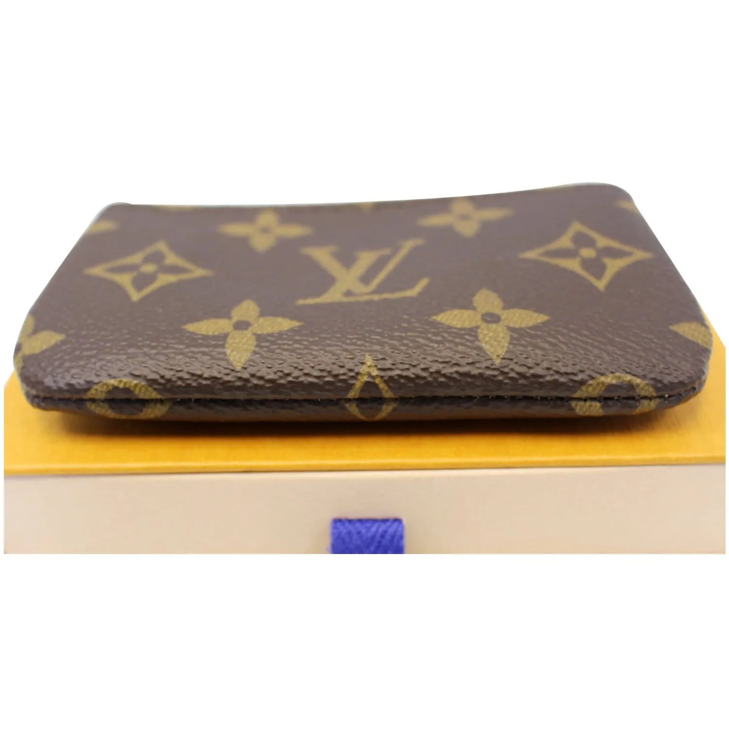 LOUIS VUITTON Pochette Key Cles Monogram Canvas Coin Case
