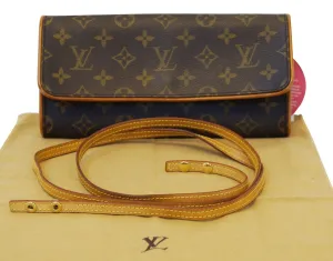 LOUIS VUITTON Pochette Twin GM Monogram Shoulder Bag