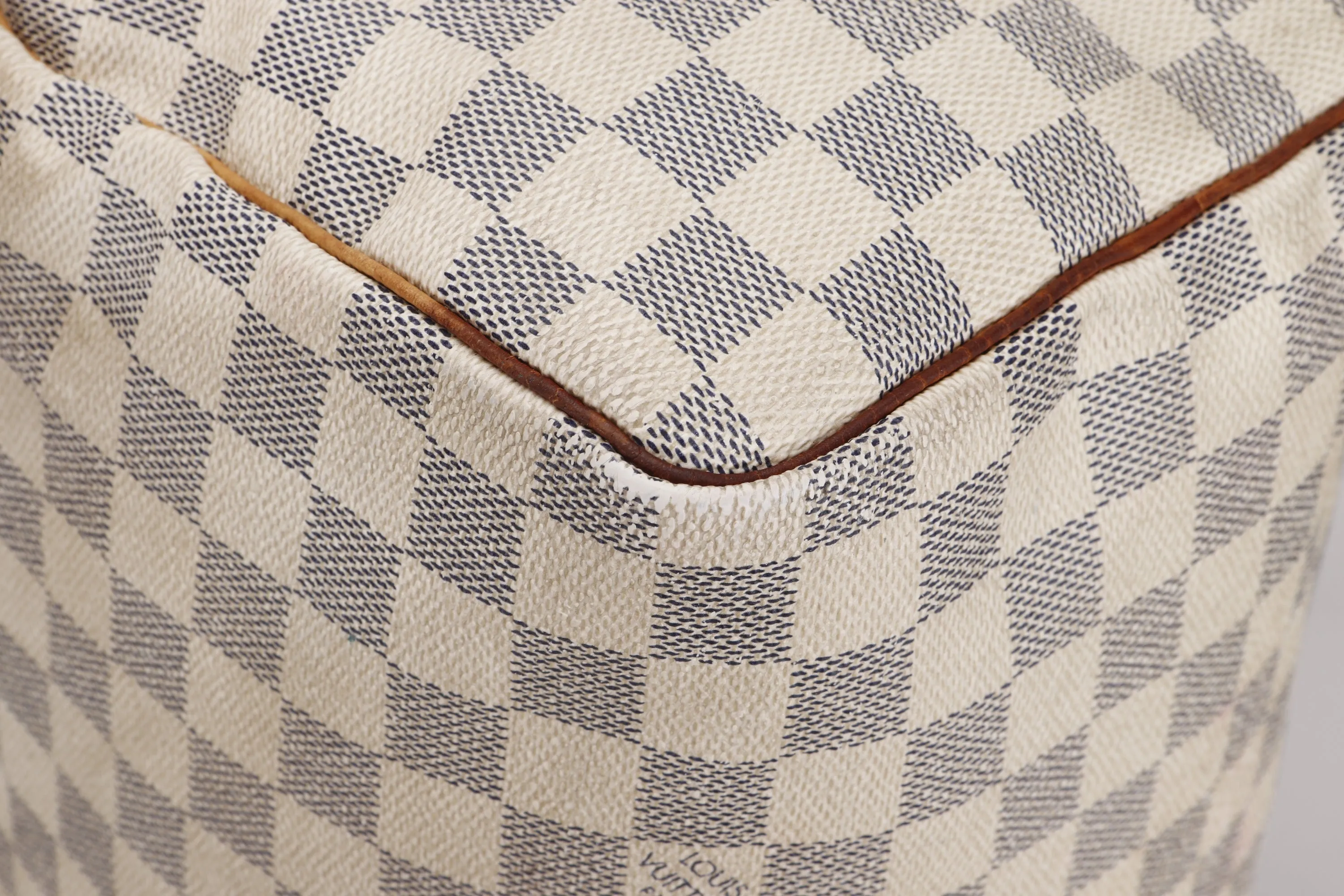 LOUIS VUITTON SPEEDY 30 (SP3130) DAMIER AZUR CANVAS GOLD HARDWARE, WITH LOCK, NO KEYS & DUST COVER