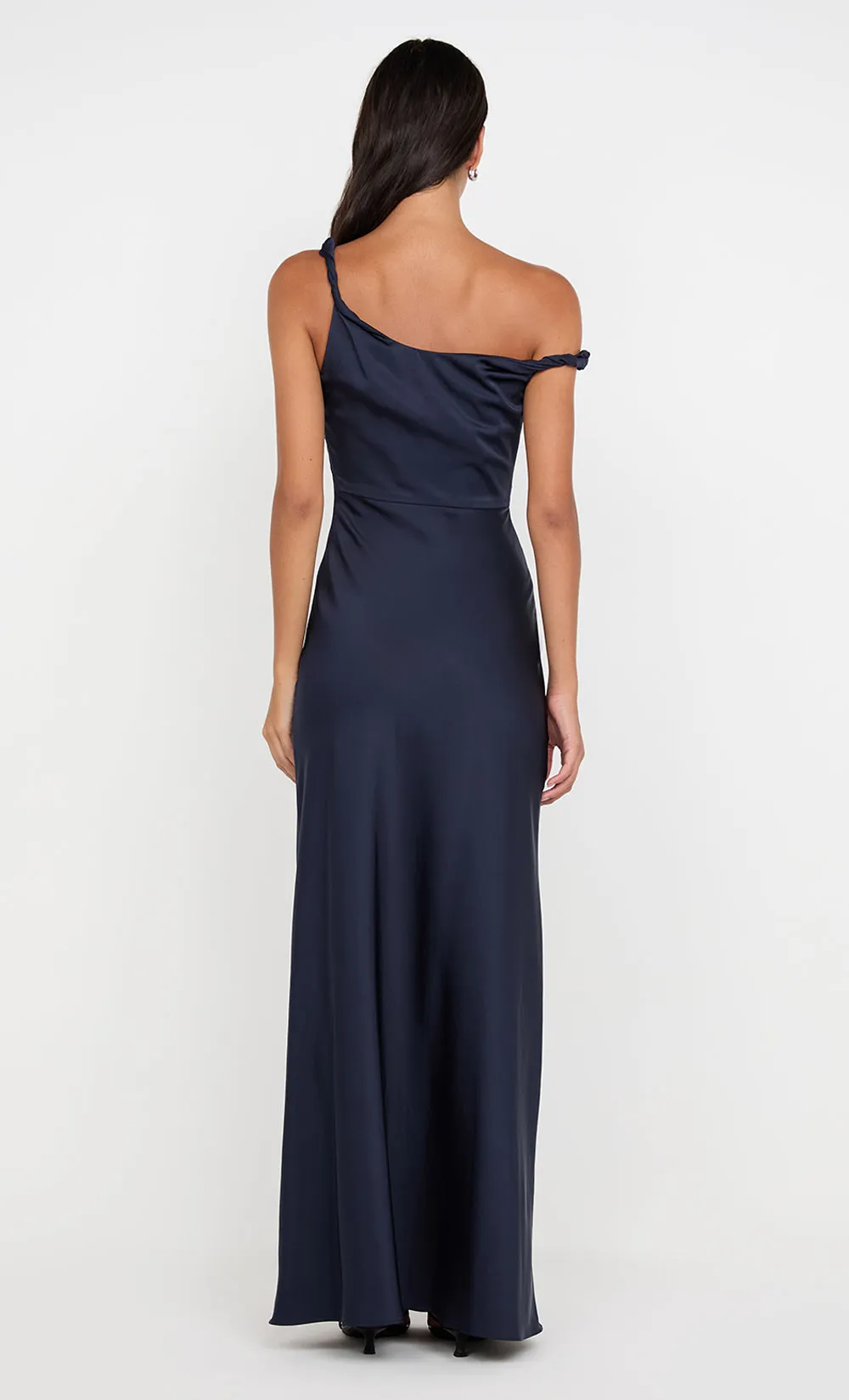 LUNETTA TWIST STRAP DRESS - INK