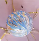 Marble Ball Ornament, 4" - Assorted