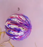 Marble Ball Ornament, 4" - Assorted