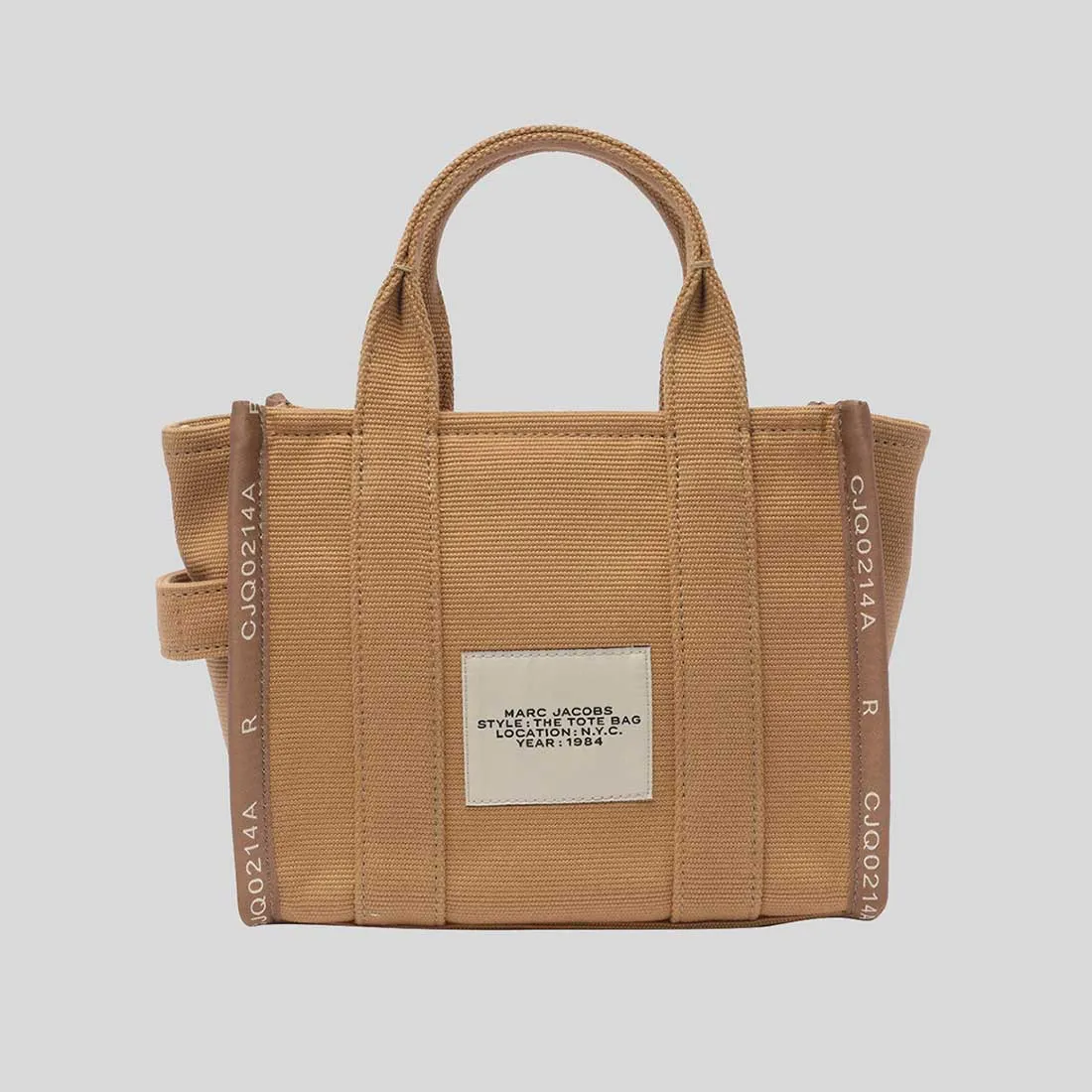 MARC JACOBS The Jacquard Small Tote Bag Camel RB-M0017025